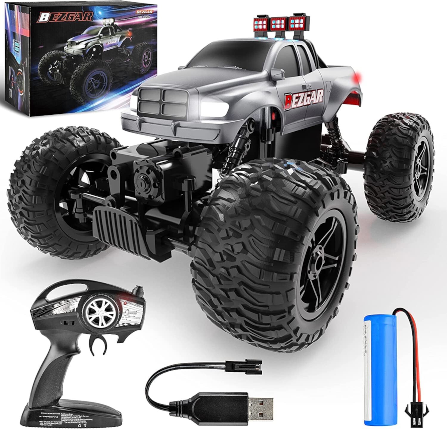 YCFUN Remote Control Cars RC Monster Trucks Transform Crawler Toys for Adults Kids Boys Girls 6+ YCFUN