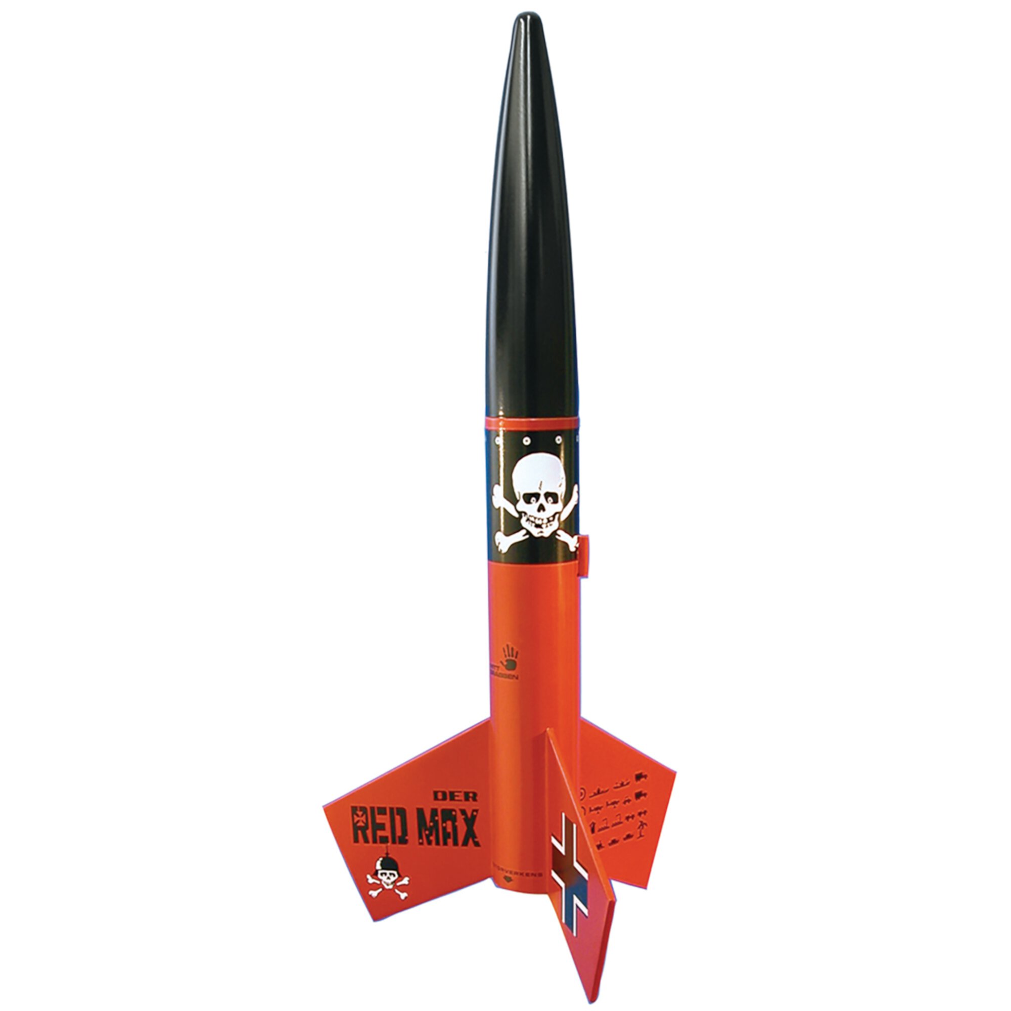 Estes Der Red Max Flying Model Rocket Kit Estes