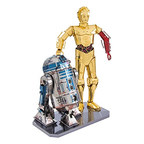 Metal Earth 3D Metal Model Kit Star Wars R2-D2 & C-3PO Box Set Fascinations