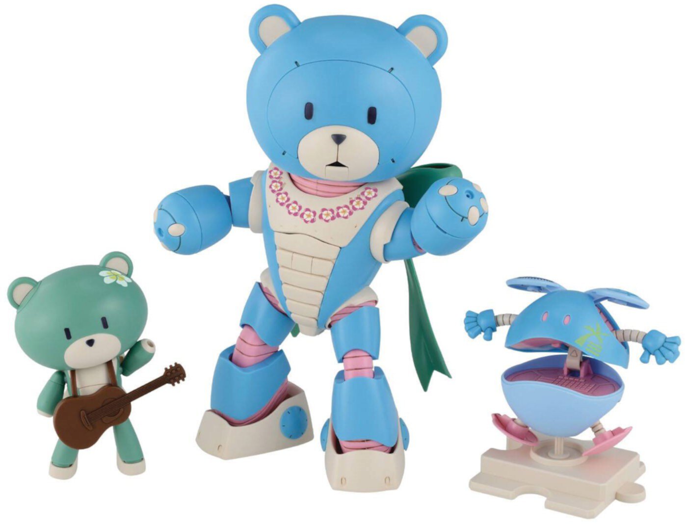 Bandai Hobby Gundam Build Metaverse Beargguy Ohana & AloHalo Set HG 1/144 Scale Model Kit Bandai Hobby