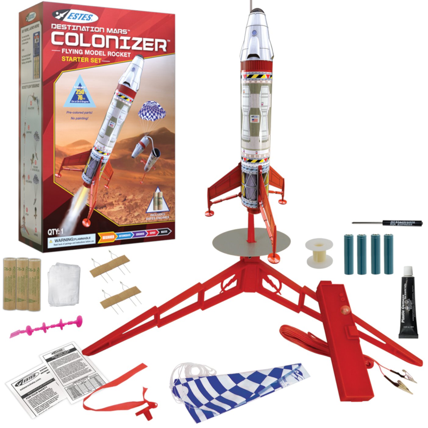 Mars Colonizer Model Rocket Starter Set Estes