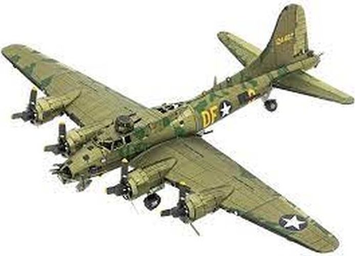 Metal Earth B-17 Flying Fortress Color 3D Laser Cut Model + Tweezers 00092 Fascinations