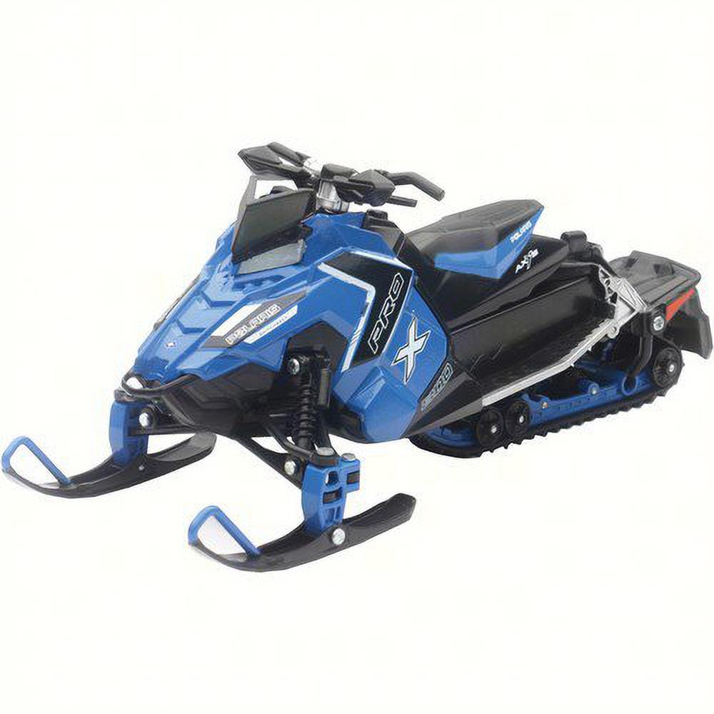 New-Ray 57783B 57783B; Replica 1:16 Snowmobile Polaris Pro-X 800 Blue New Ray Toys