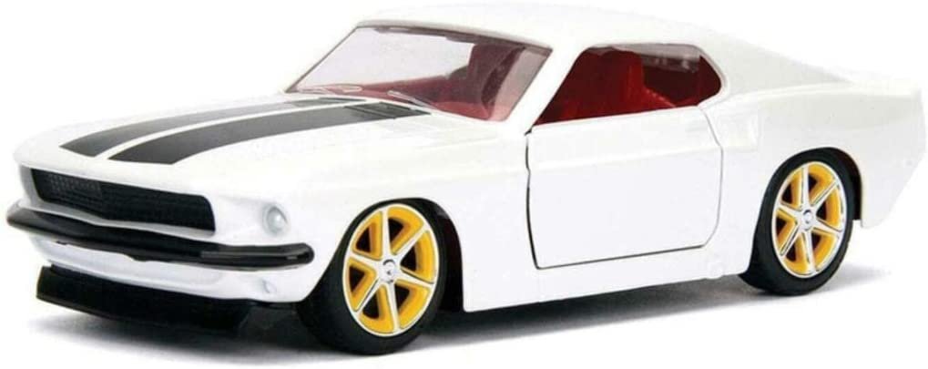 Jada 99517 Romans Ford Mustang White with Red Interior Fast & Furious Movie 1-32 Diecast Model Car JADA TOYS