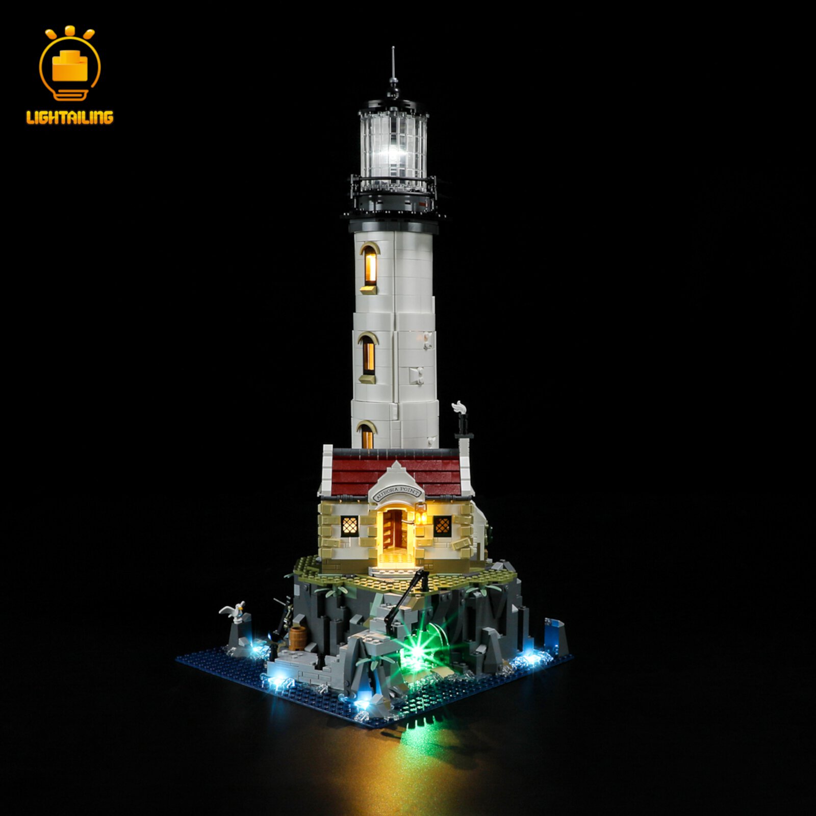 LIGHTAILING Led Light Kit for Legos Ideas Motorised Lighthouse 21335 Building Set Model (Not Include the Building Set) Lightailing