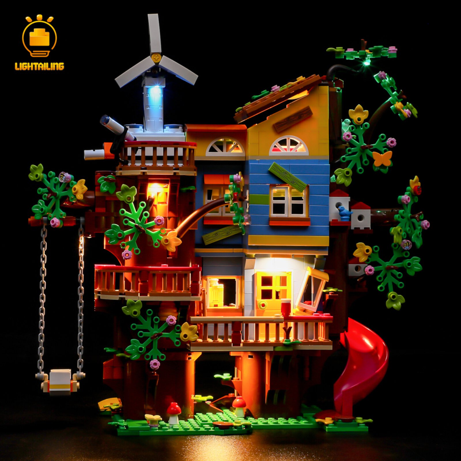 LIGHTAILING Led Light Kit for Legos Friends Friendship Tree House 41703 Building Blocks Model(Not Included the Legos Model) Lightailing