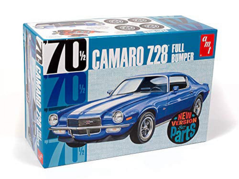 1970 Camaro Z28 "Full Bumper" Skill 2 Model Kit AMT