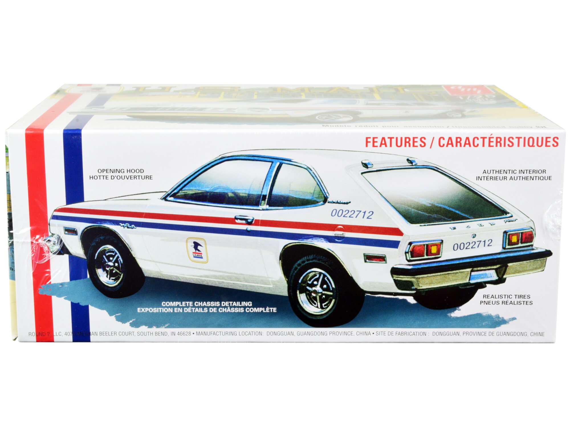 Skill 2 Model Kit 1977 Ford Pinto "United States Postal Service (USPS)" 1/25 Scale Model by AMT AMT