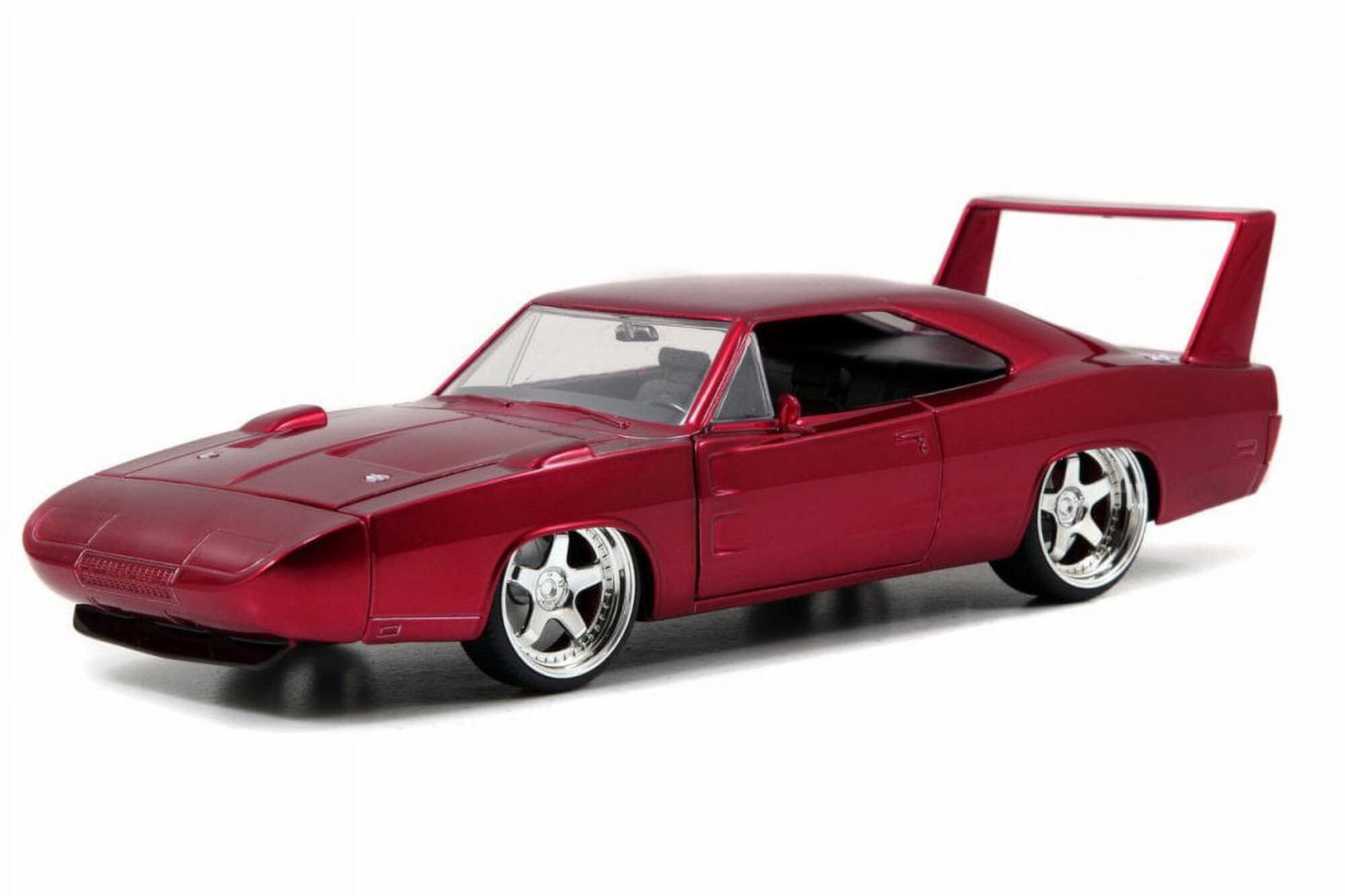 1969 Dodge Charger Daytona Red "Fast & Furious 7" (2015) Movie 1/24 Diecast Model Car by Jada JADA TOYS