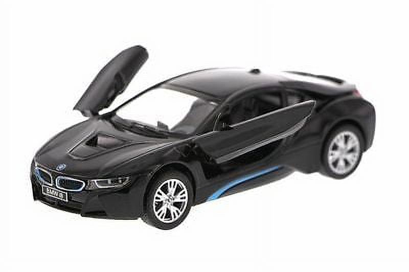 5" Kinsmart BMW i8 2 Door Coupe 1:36 Diecast Model Toy Car Pull Action New- BLACK KiNSMART