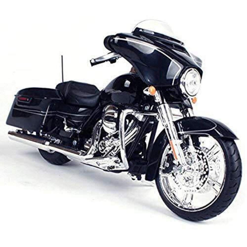 2015 Harley Davidson Street Glide Black Motorcycle Model 1/12 by Maisto 32328 Maisto