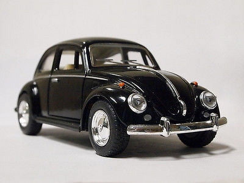 5" Kinsmart 1967 VW Volkswagen Classical Beetle Diecast Toy Car 1:32 Black KiNSMART