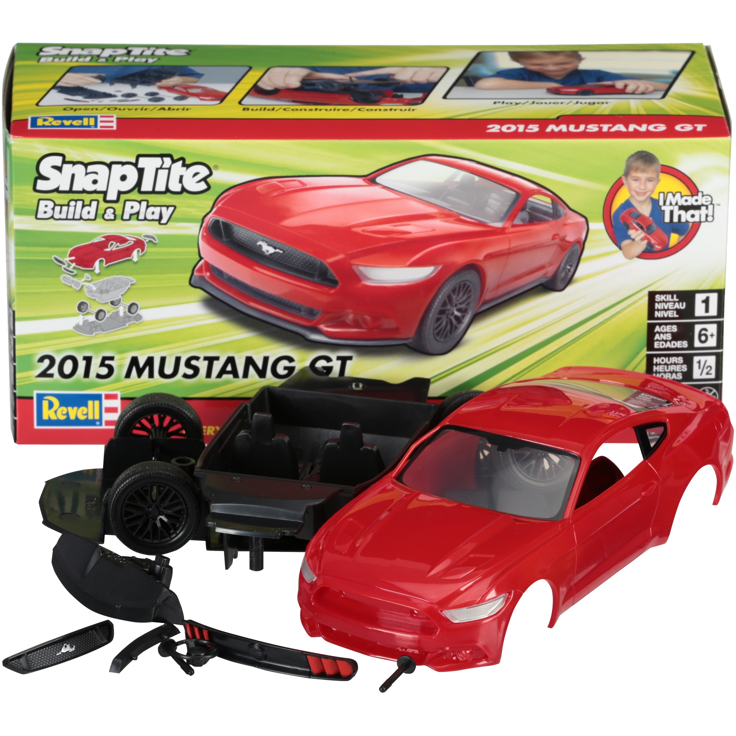 Revell S1694 1/25 2015 Mustang GT Red Revell