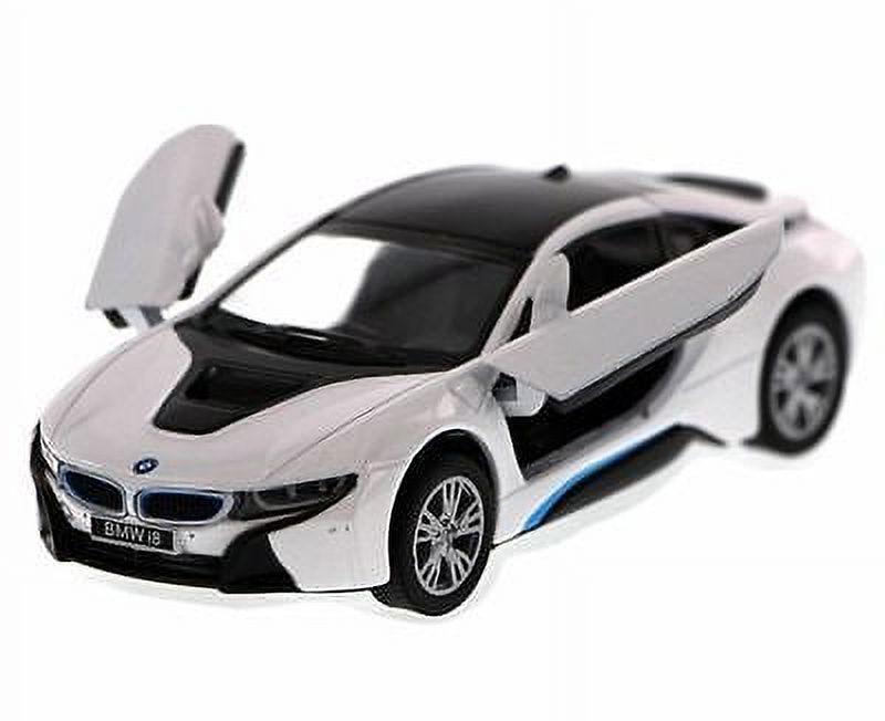 BMW i8, White - Kinsmart 5379D - 1/36 Scale Diecast Model Toy Car (Brand New but NO BOX) KiNSMART