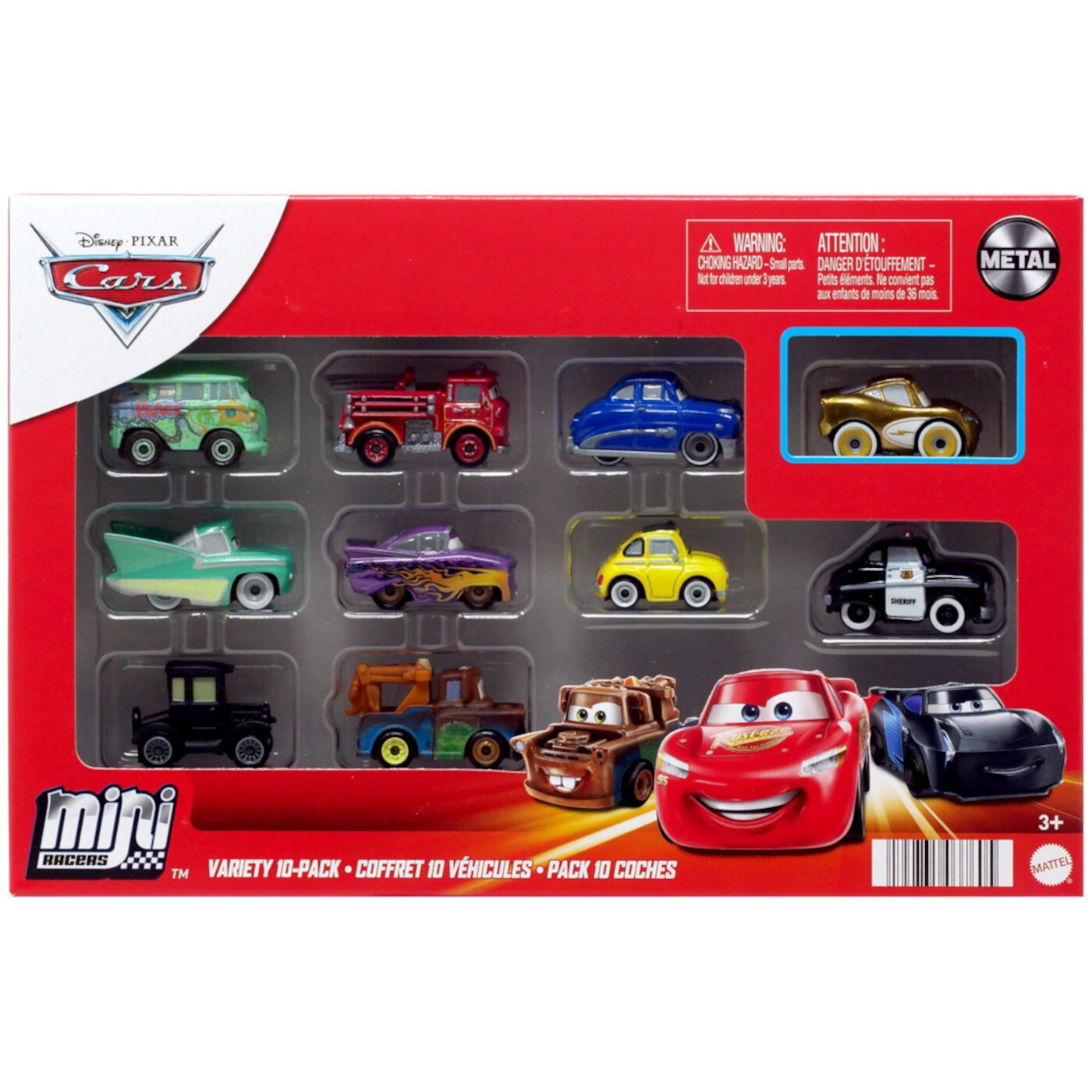 Набор мини-машинок Disney / Pixar Cars, 10 штук – для увлекательной игры и коллекционирования Mattel