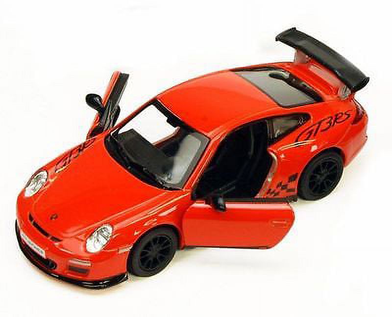 5" Kinsmart 2010 Porsche 911 GT3 RS Diecast Toy Model 1:36 Pull Action Orange KiNSMART