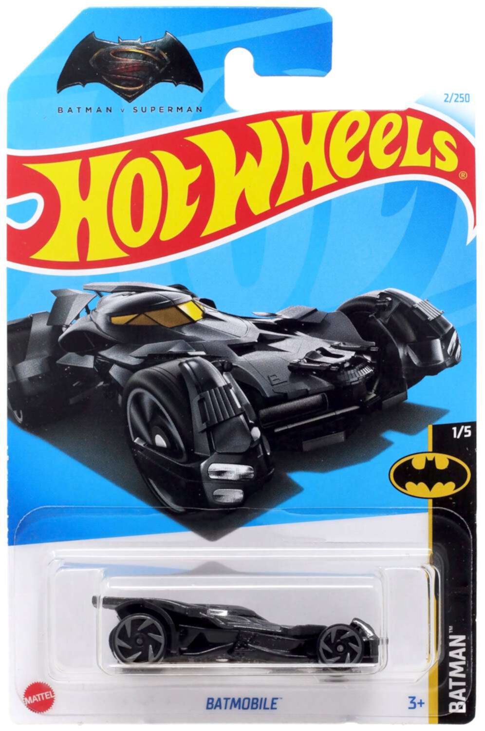 Hot Wheels Batman Batmobile Diecast Car (Batman v Superman) Mattel