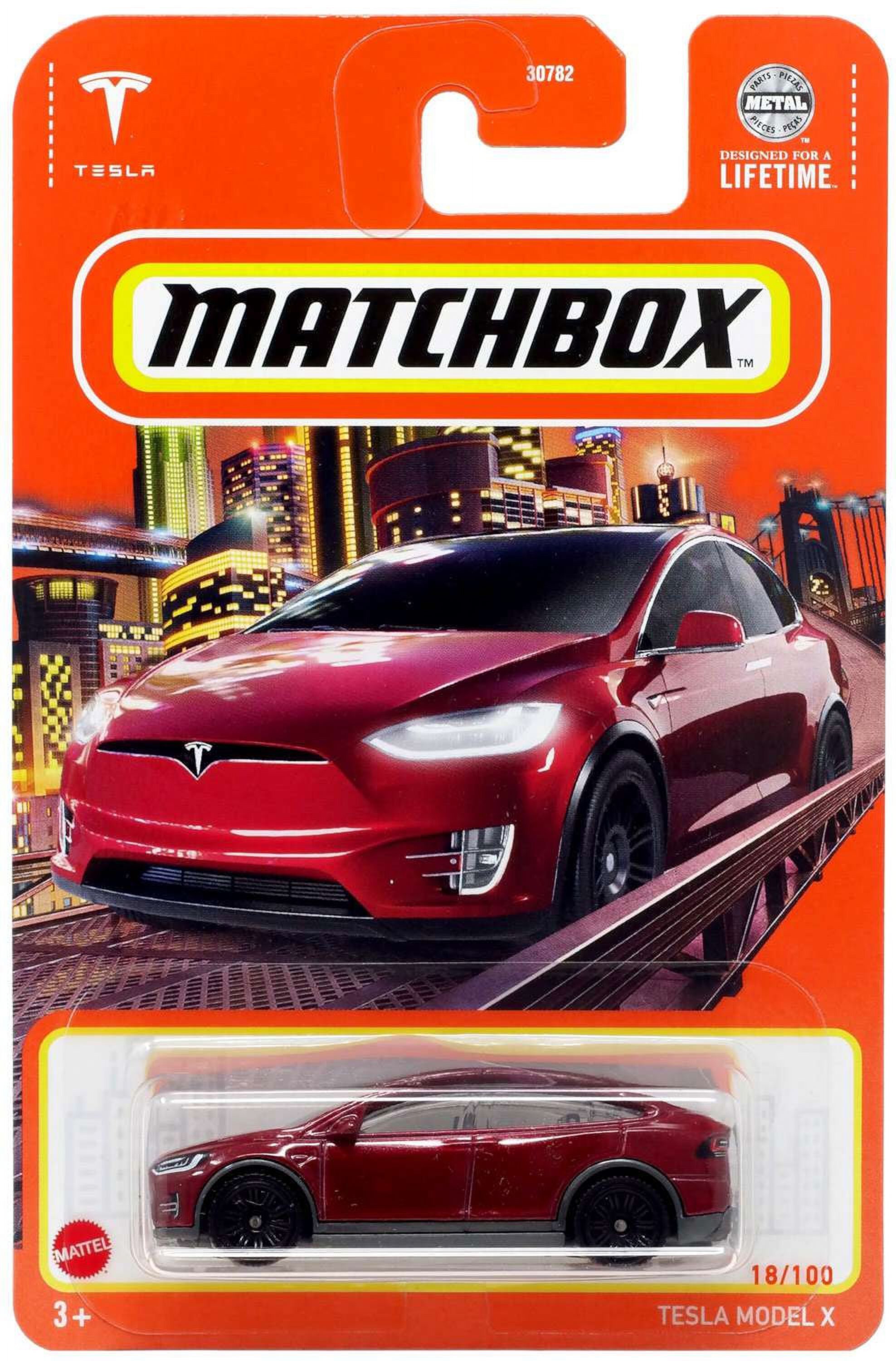 Matchbox Tesla Model X Diecast Car Mattel