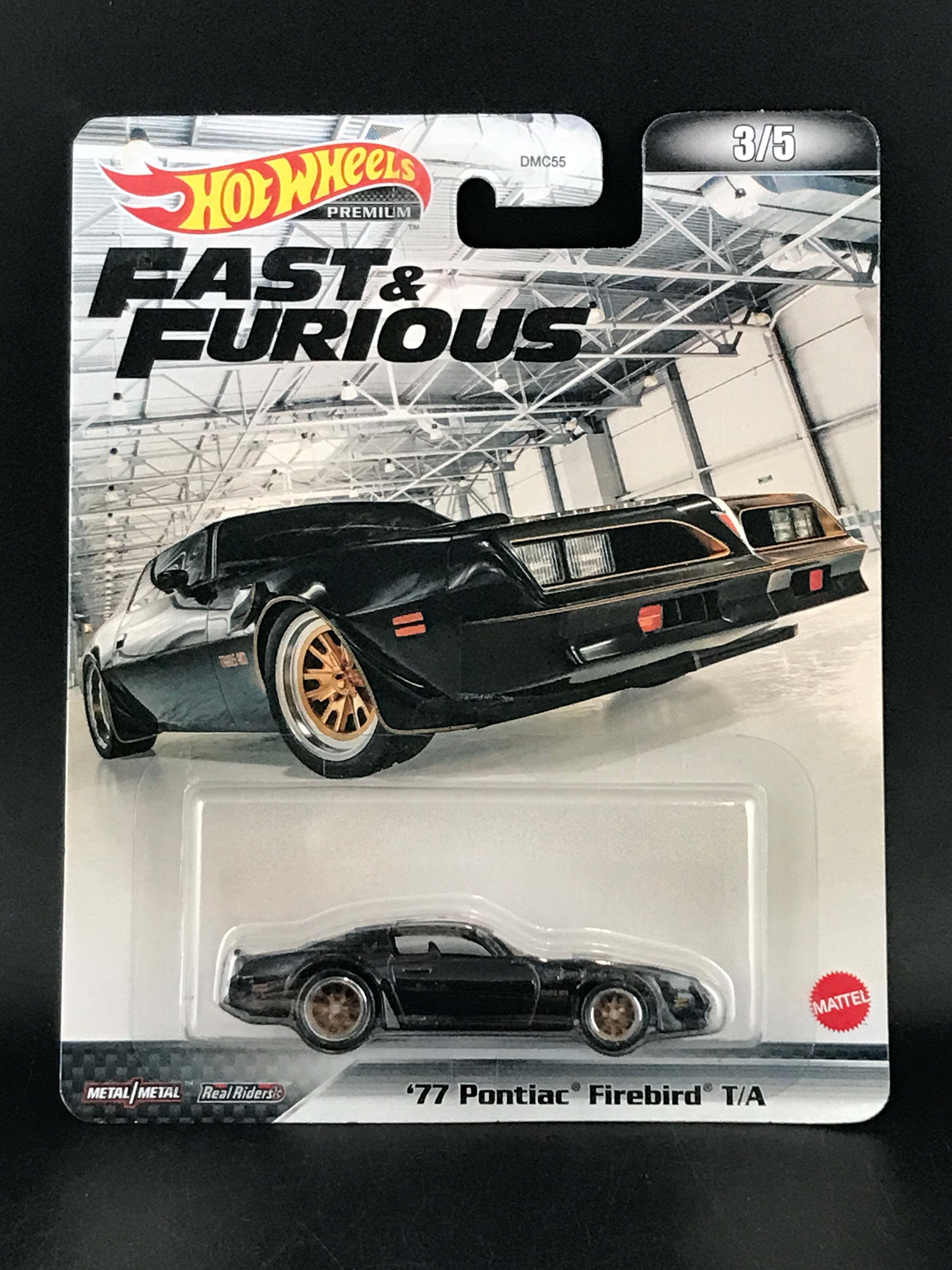 Hot Wheels Premium - Fast Furious '22 - 3/5 - '77 Pontiac Firebird T/A Hot Wheels