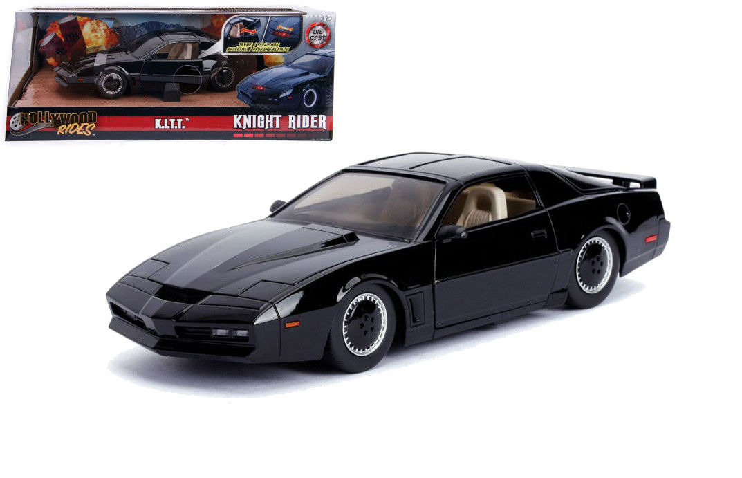 Jada Hollywood Rides 1:24 Scale Knight Rider K.I.T.T. 1982 Pontiac Firebird with Scanner Lights Diecast Model Car JADA TOYS