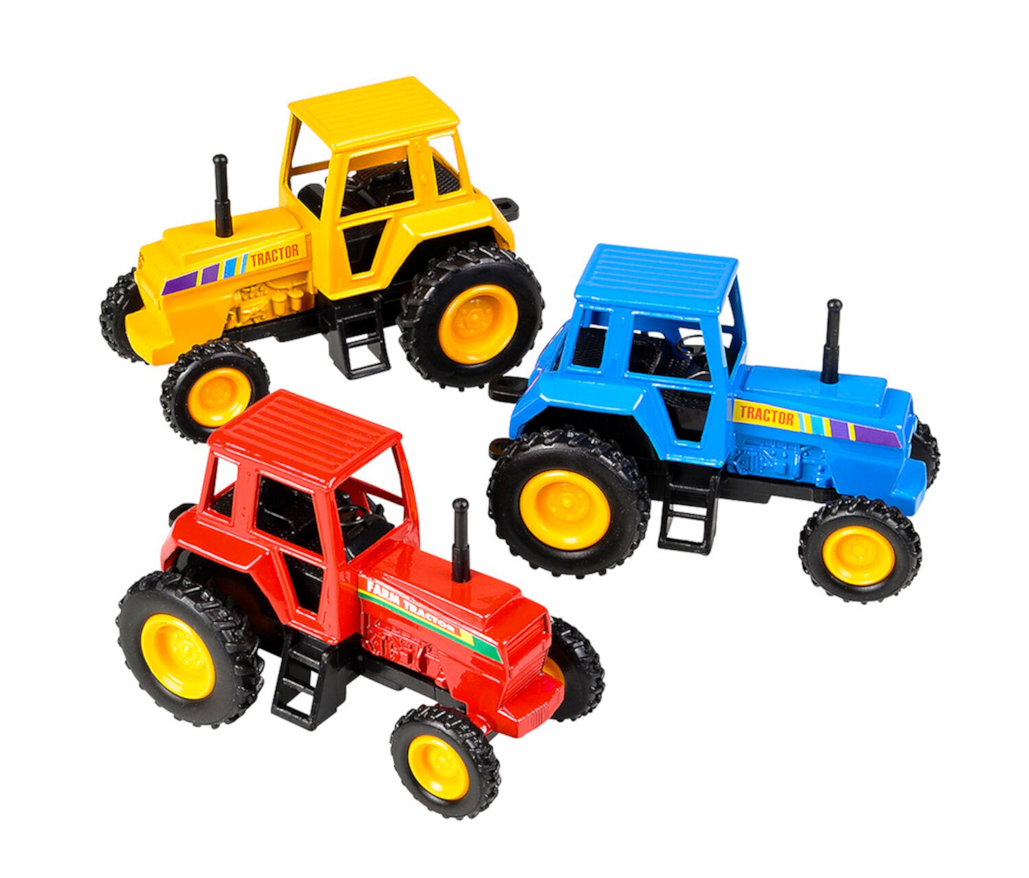 Vehicles Die Cast Pull Back Farm Tractor colors may vary Rhode Island Novelty