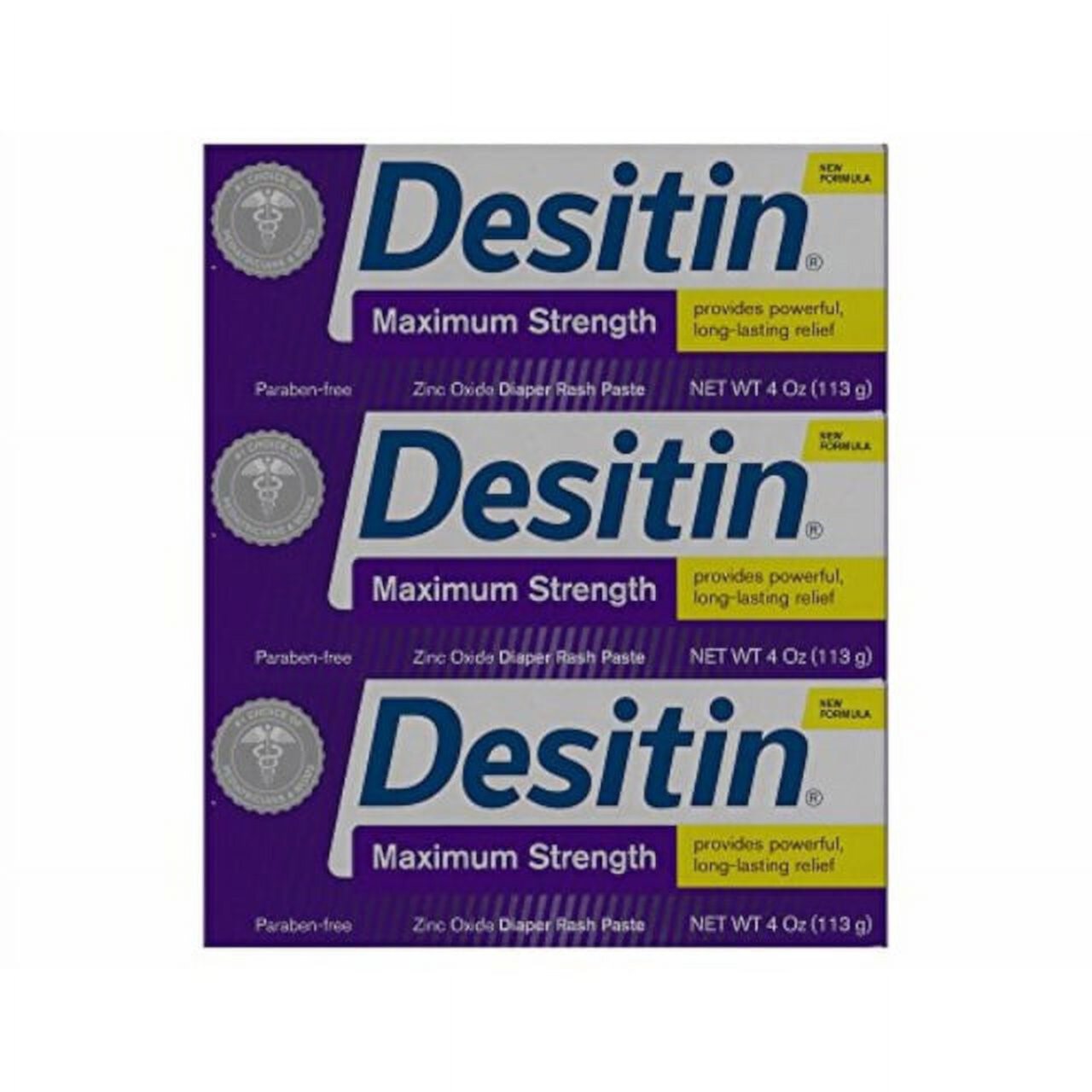 Desitin Maximum Strength Paste, 3 ct./4 oz. Desitin