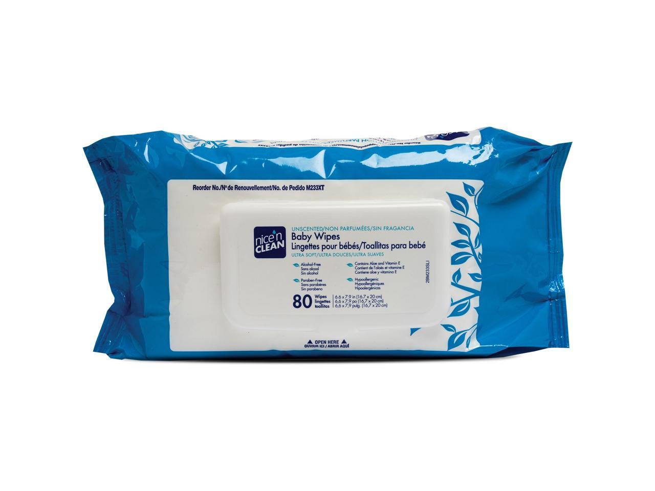 PDI Nice'n Clean Toallitas Húmedas para Bebés Paquete de 80 Toallitas, Paquete de 12 por Caja M233XTCT PDI Healthcare