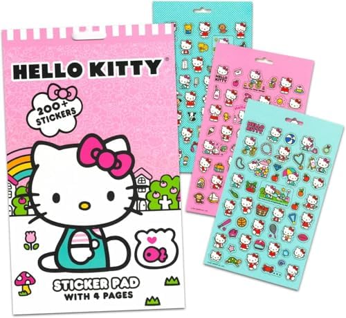 Набор из 12 бутылок с водой Hello Kitty 11,8 унций с крышкой и наклейками для девочек Sanrio