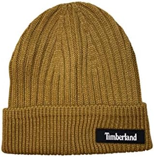 Timberland Men`s Ribbed Cuffed Beanie (Brown(T100843C-231), One Size) Timberland