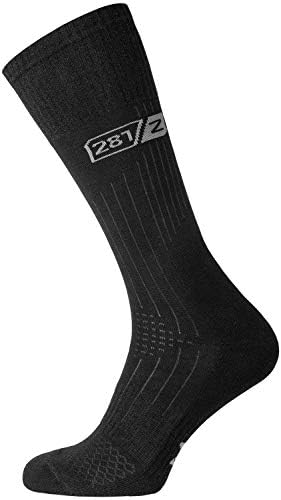 281Z Military Lightweight Boot Socks - Tactical Trekking Hiking - Outdoor Athletic Sport (Black) 281Z