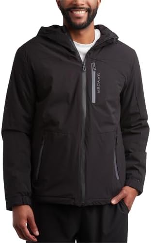 Мужская Ветровка Spyder Jacket - Full Zip Up Hood Spyderlite Spyder