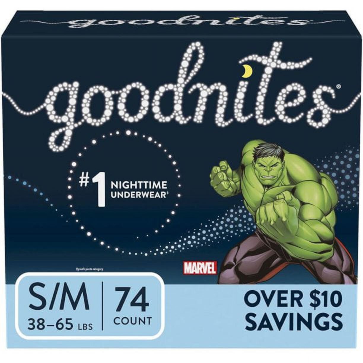 GoodNites Bedtime Bedwetting Underwear for Boys- Small/Medium (74 ct.) Generic