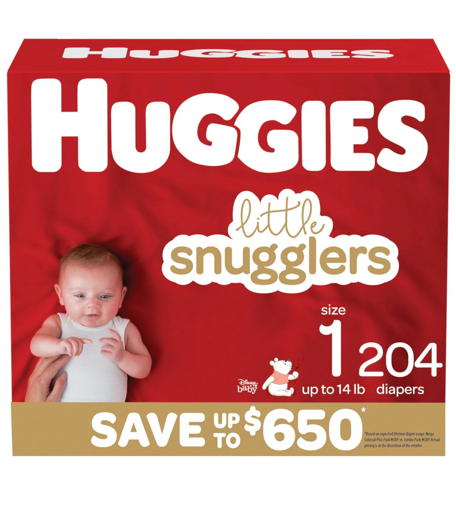 Huggies Little Snugglers Size 1 Diapers 204 Count Huggies