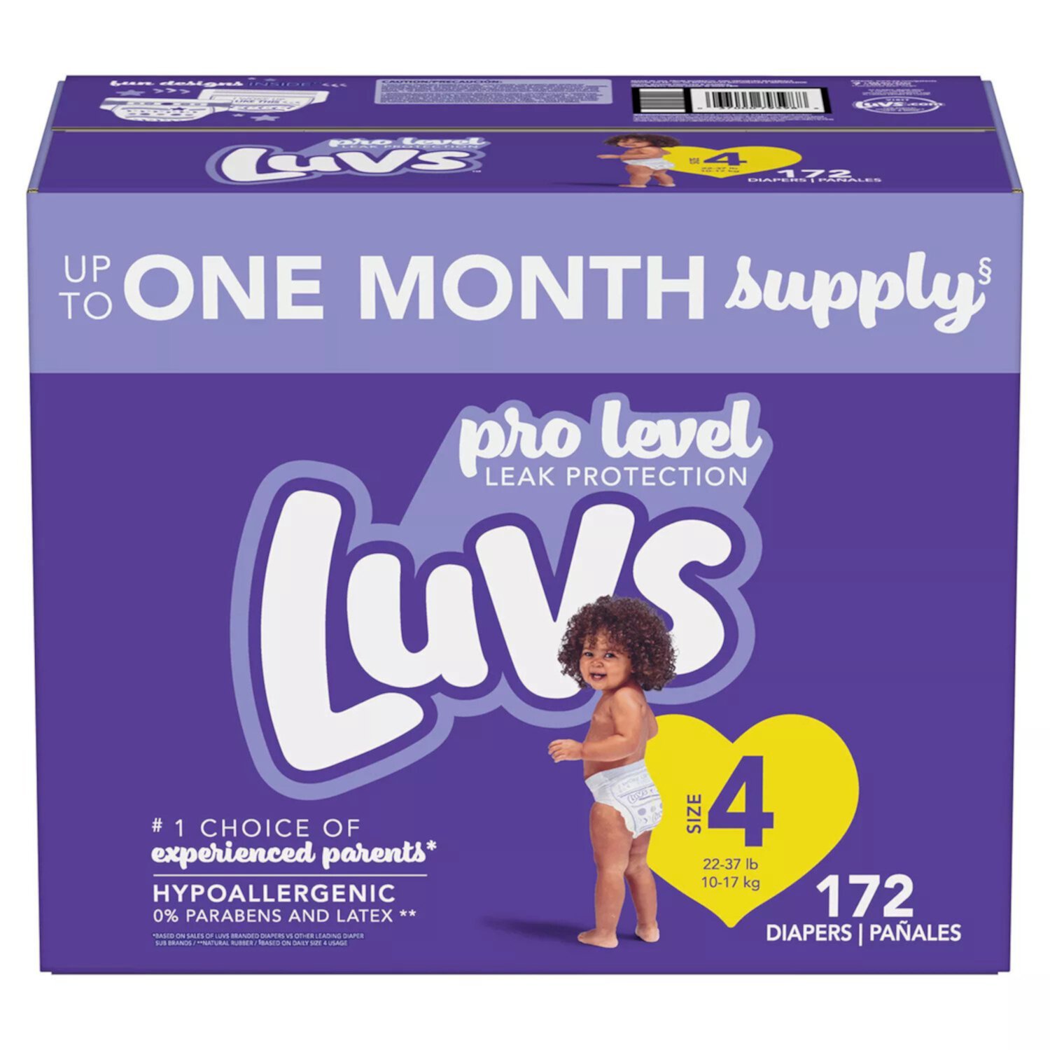 Luvs Ultra Leakguards Diapers, Size 4, 172 Counts Luvs