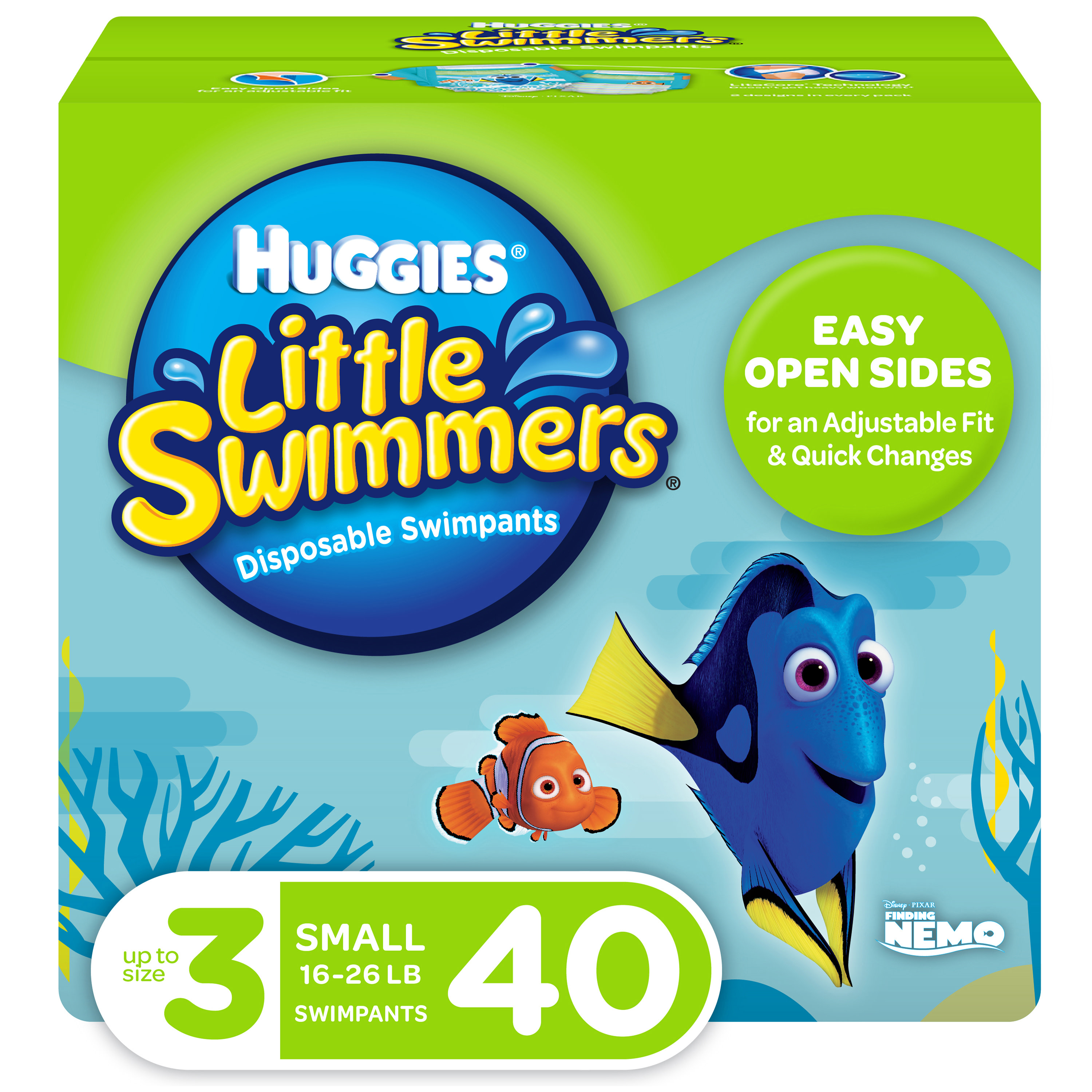 Huggies Little Swimmers Swim Diapers, Size 3 Small, 40 Ct Huggies