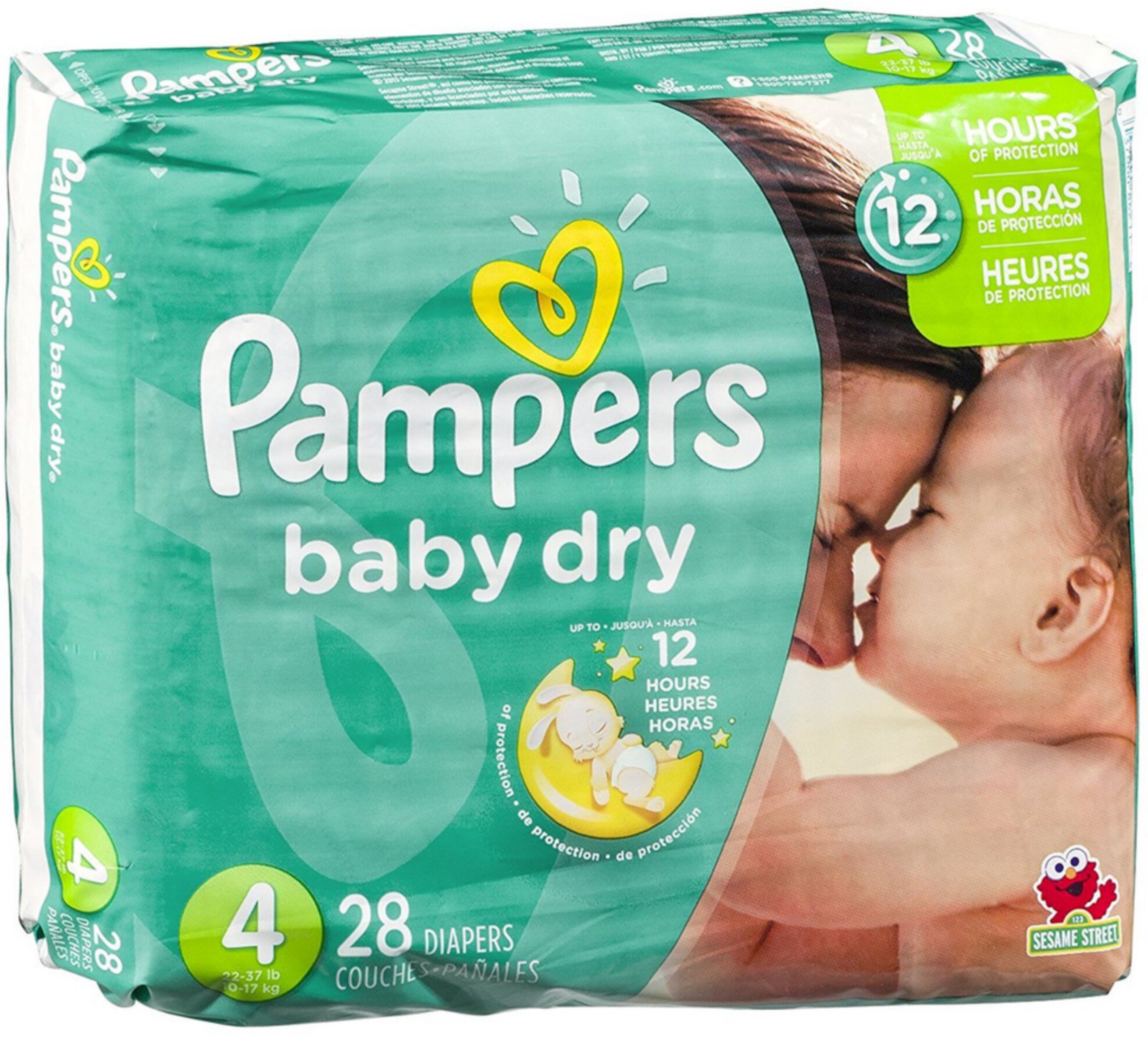 Pampers Baby Dry Diapers, Size 4 28 ea (Pack of 2) Pampers