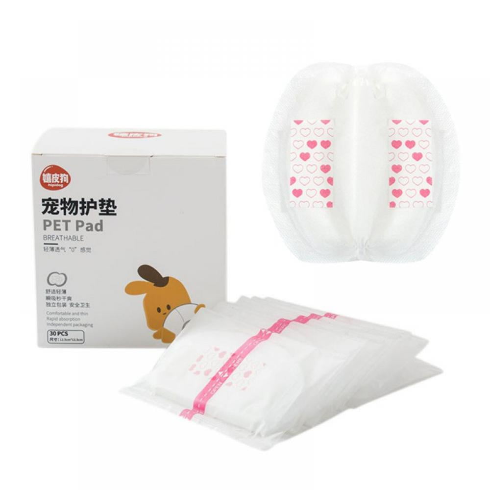 30Pcs Dog Diaper Pads Disposable Female Dog Diaper Liners Booster Pad Inserts for Dog Diapers Adds Absorbency and Stop Leaks SUPRAPID