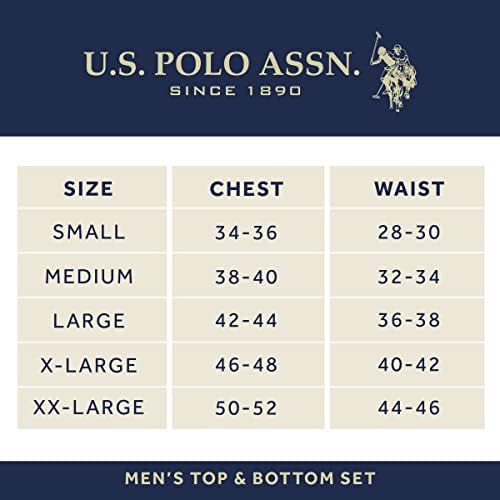 U.S. Polo Assn. Men's Thermal Underwear Set - Base Layer Long Sleeve Waffle T-Shirt and Long John Pants U.S. POLO ASSN.