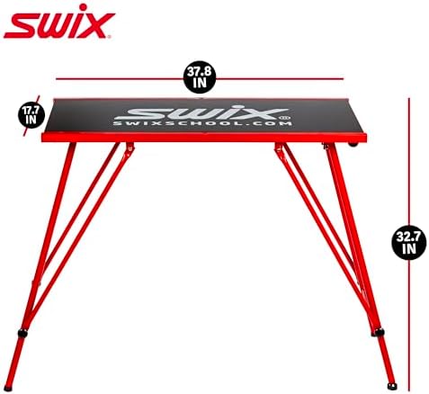 Станок для лыж T149-50 с креплением 50 мм и Экономичный ваксинг-стол 96 см x 45 см Swix