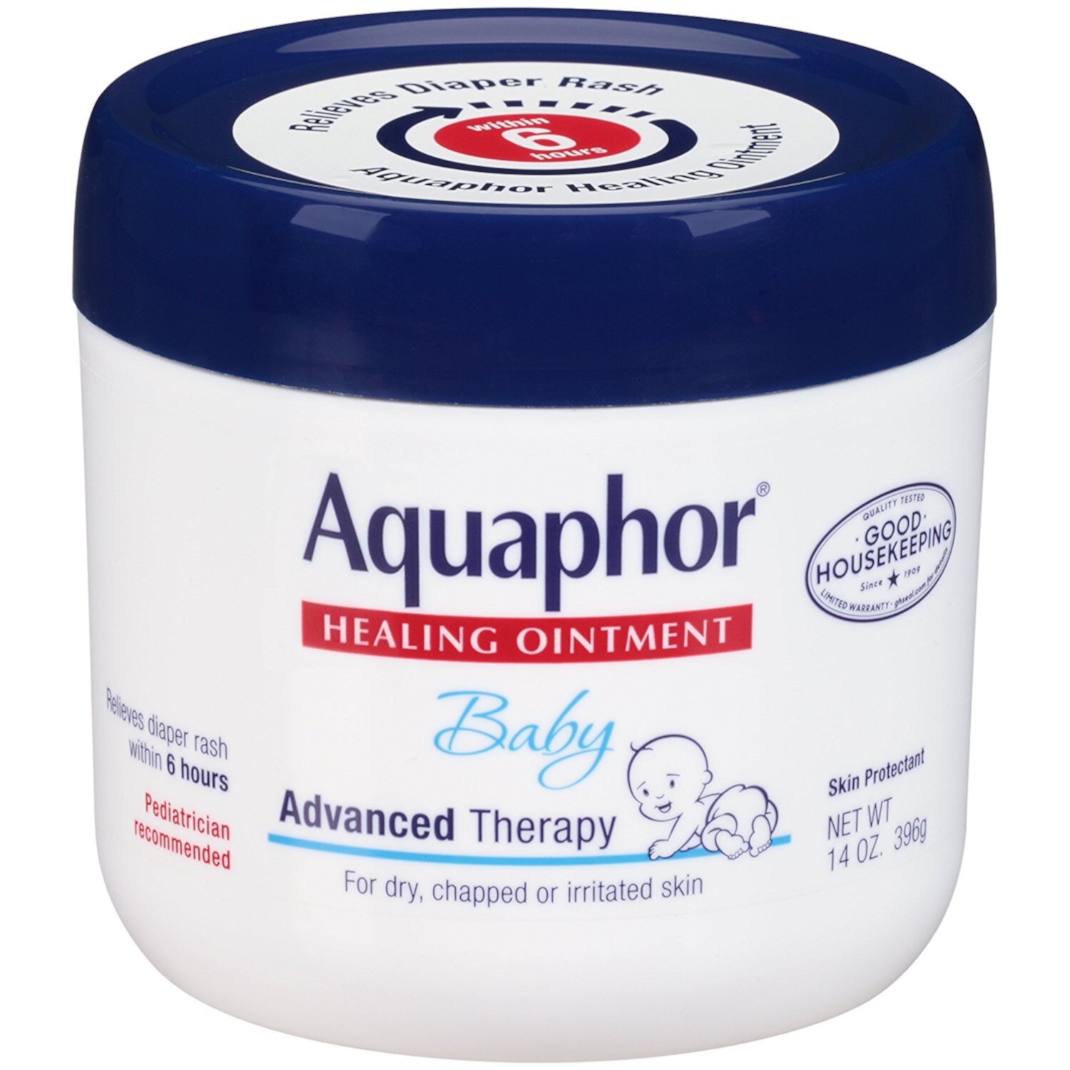 Aquaphor Baby Healing Ointment Advanced Therapy Skin Protectant, 14 Ounce Aquaphor