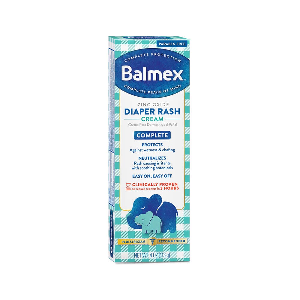 Balmex Zinc Oxide Diaper Rash Cream 4oz Each Balmex