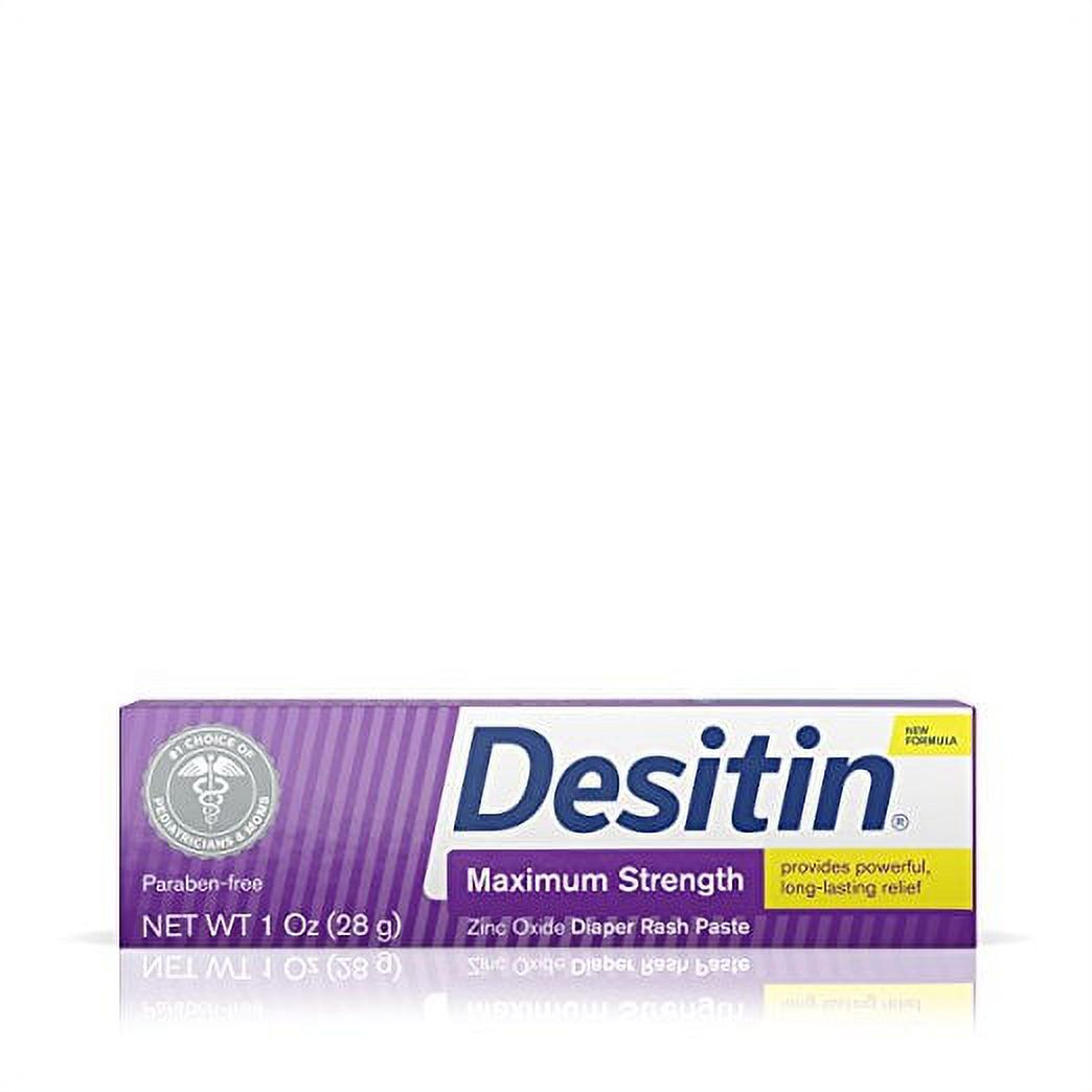 6 Pack - Desitin Maximum Strength Diaper Rash Paste 1oz Each Desitin