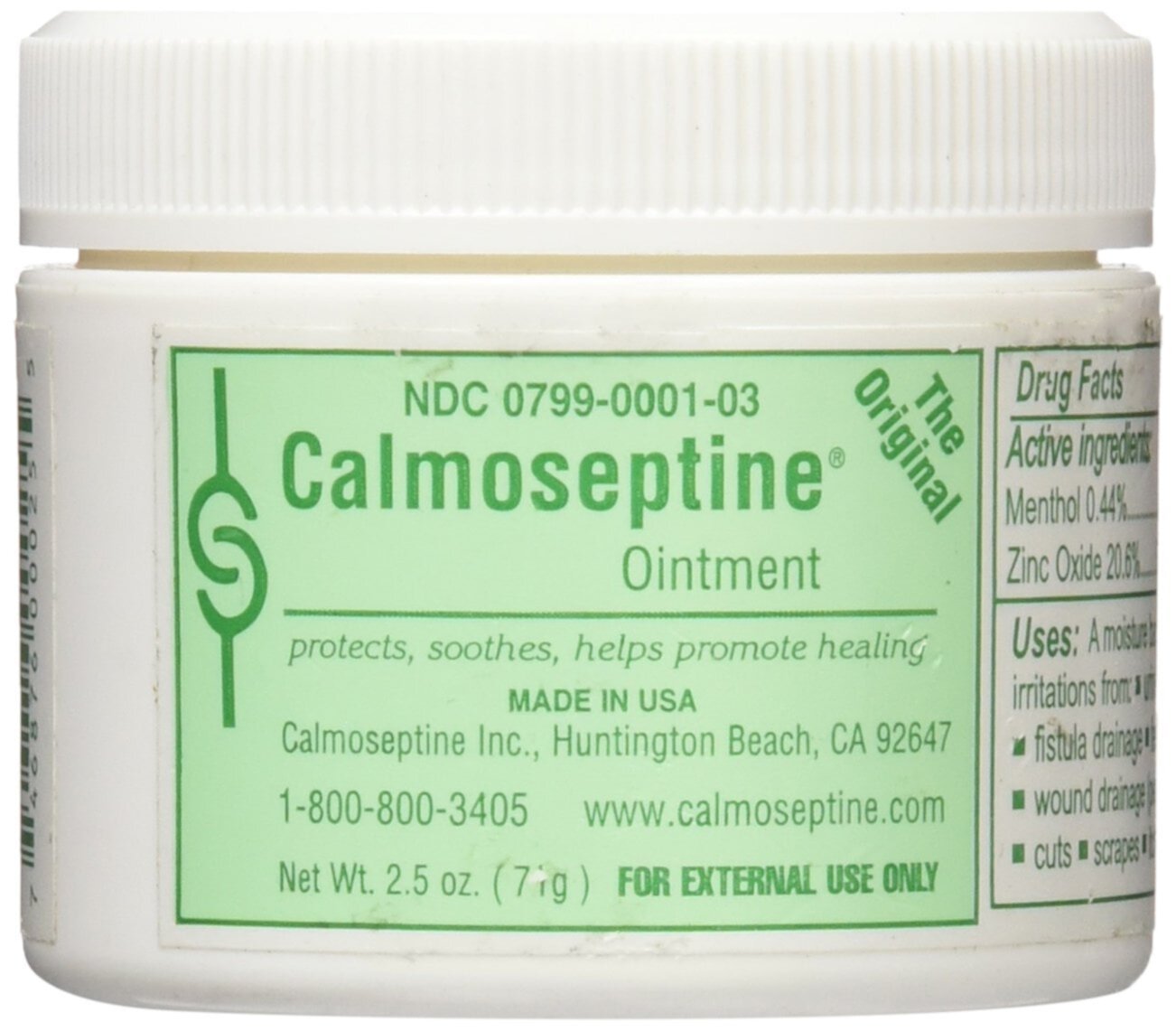 Calmoseptine Ointment, 2.5 Oz. Calmoseptine