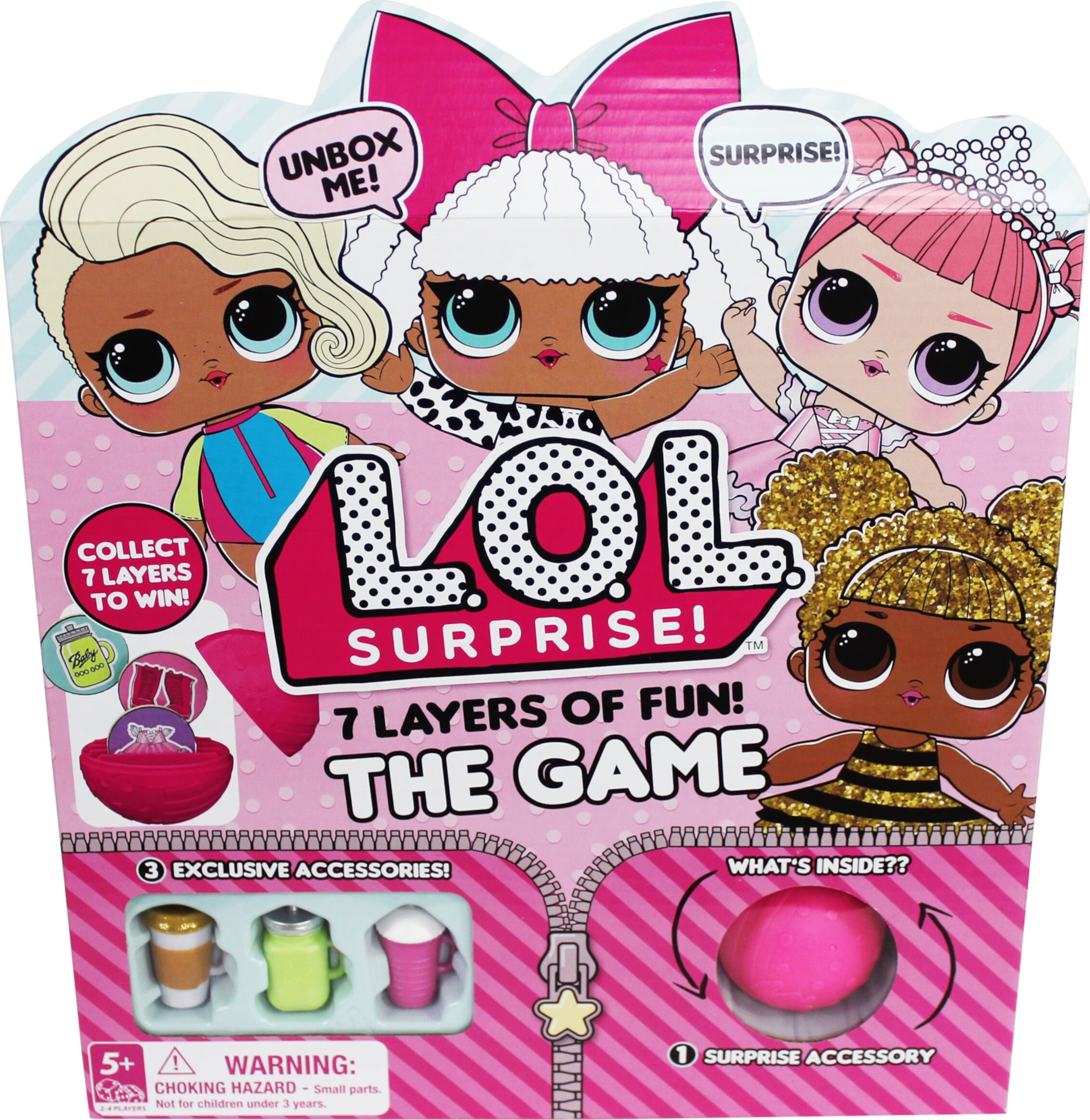 L.O.L. Surprise! 7 Layers of Fun, Board Game for Families and Kids Ages 5 and up Spin Master Games