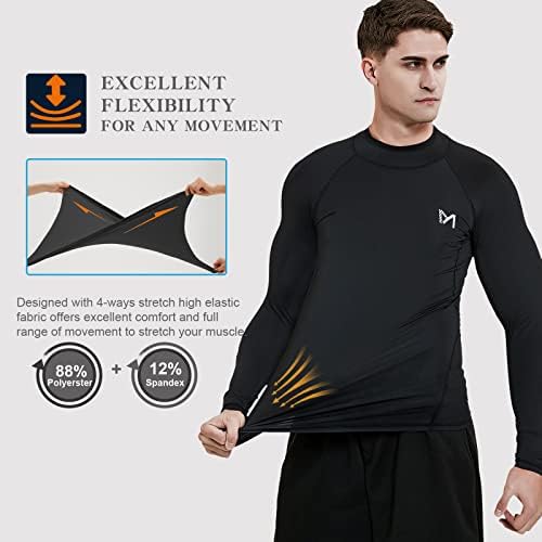 Мужская Базовая Майка MEETYOO Compression Long Sleeve MEETYOO