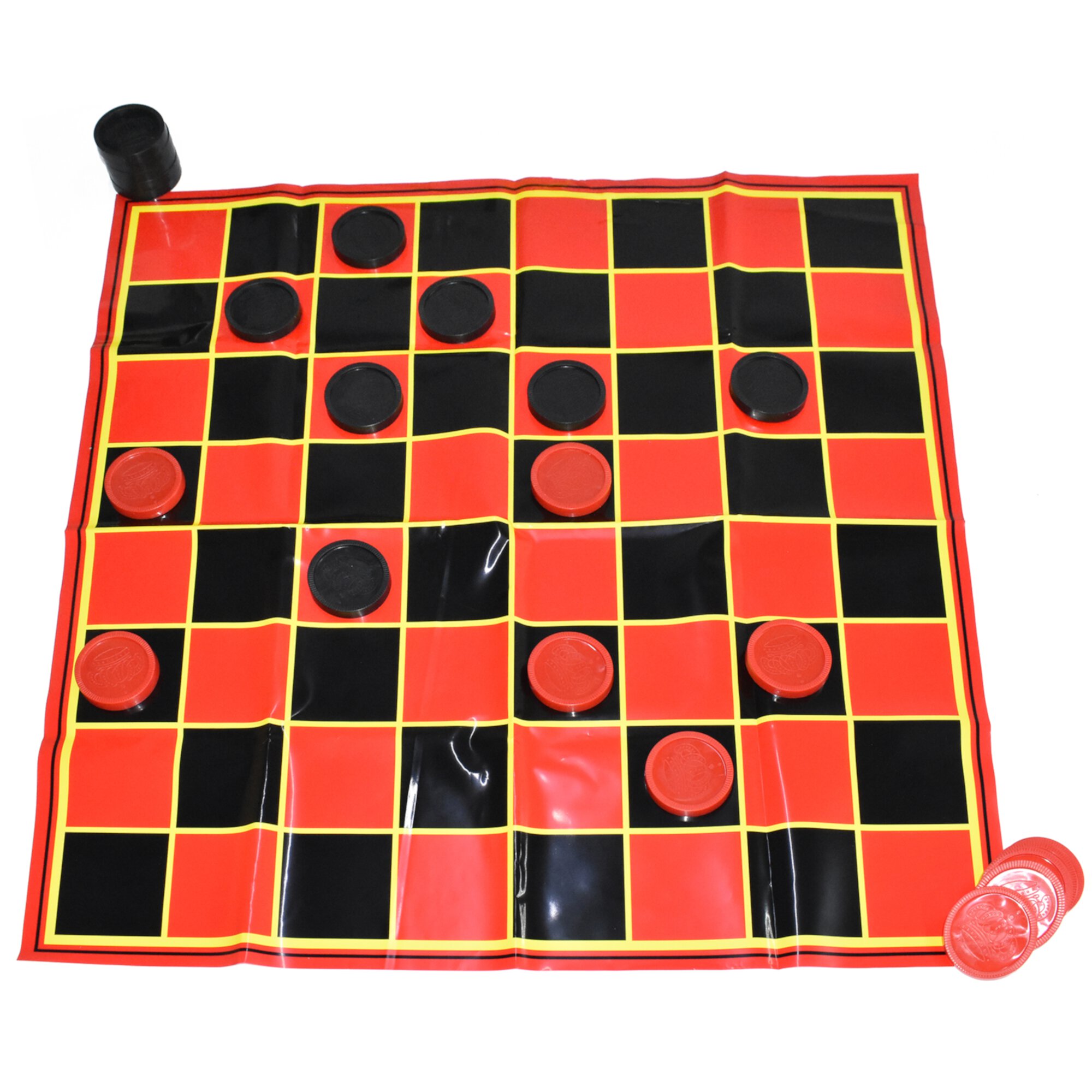 Way to Celebrate Party Plastic Black & Red Checkers Game - 1 Set/Pack Way To Celebrate