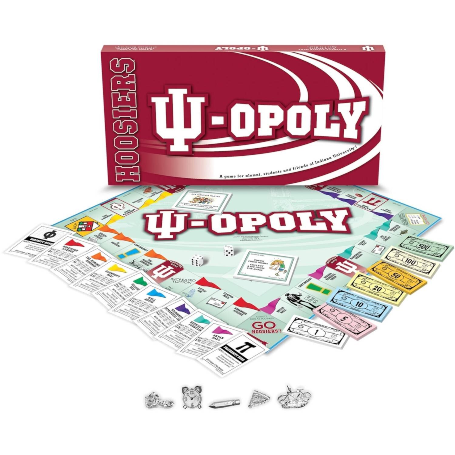 Late for the Sky Indiana University - IU Opoly Board Game Late For The Sky