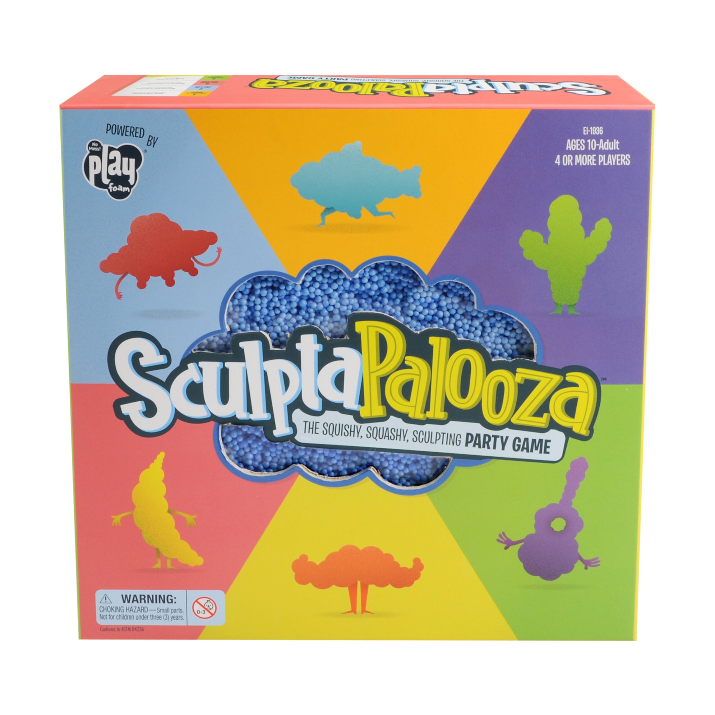 Educational Insights Sculptapalooza™ The Squishy, Squashy Sculpting Playfoam Party Game, Board Games, Family Game Night for Kids and Adults, Ages 10+ Educational Insights