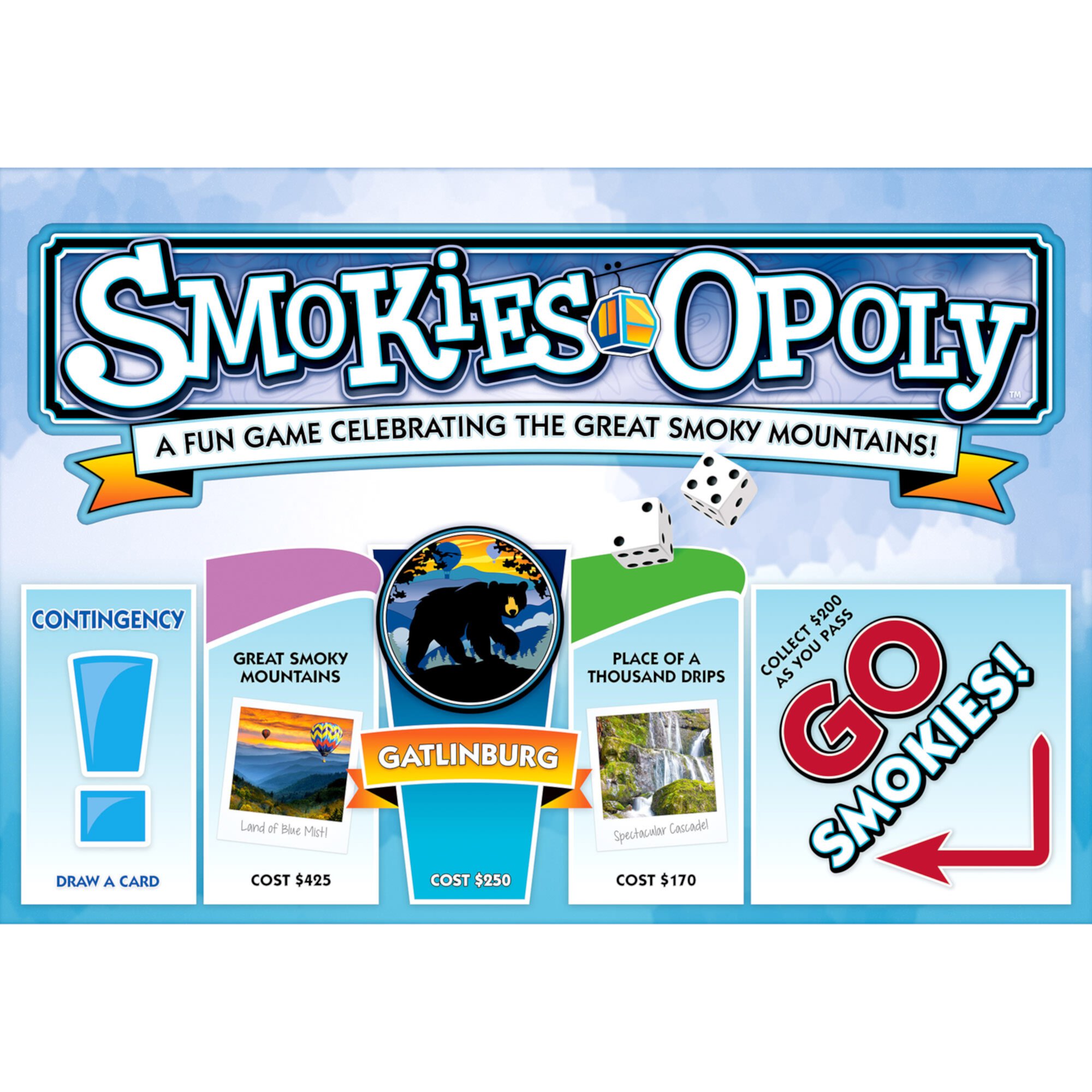 Семейная настольная игра Smokies-Opoly, для 2-6 участников, от 8 лет и старше, традиционная версия или вариант на 1 час Late For The Sky