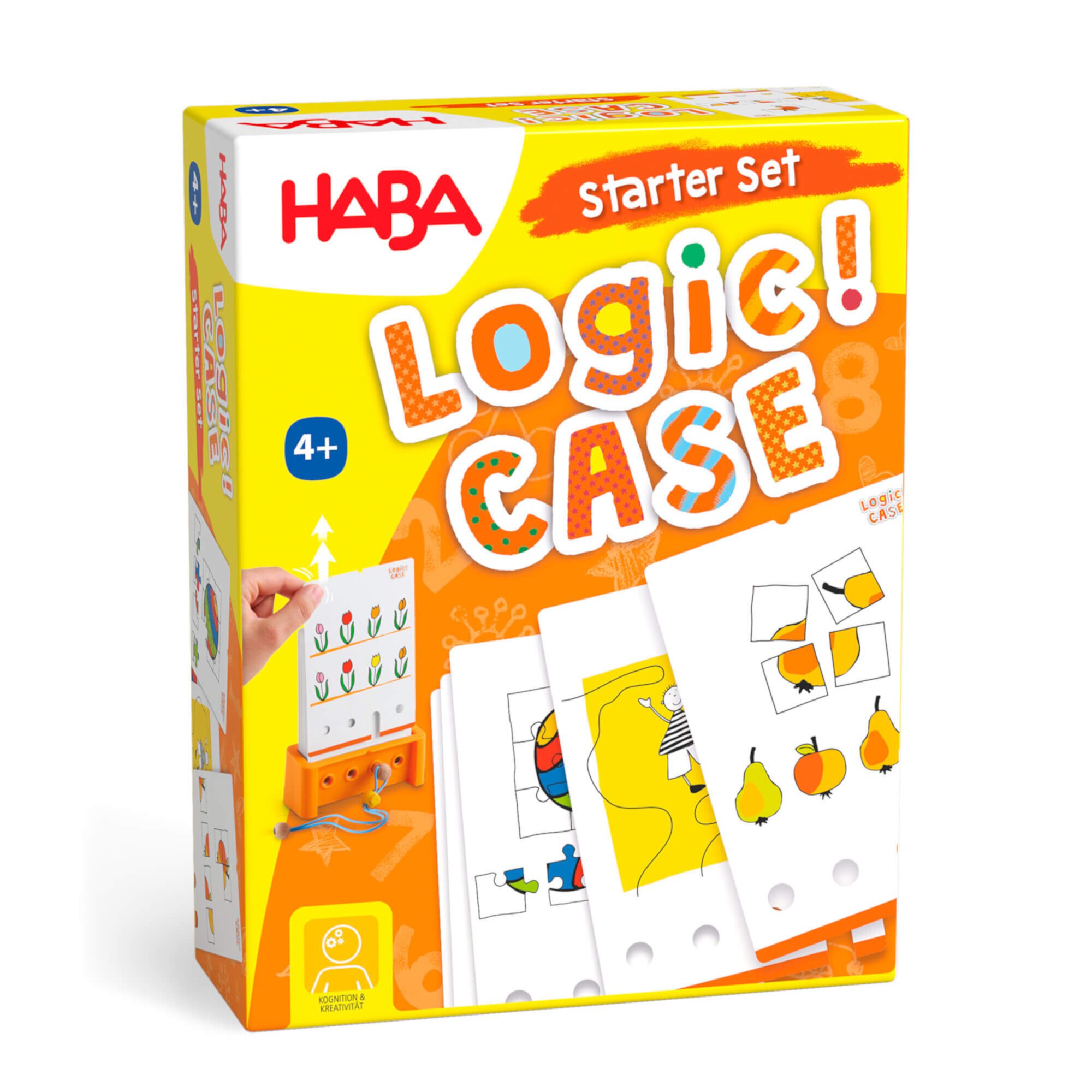 HABA Logic! CASE Starter Set - Brain Building Puzzles for Ages 4+ Haba